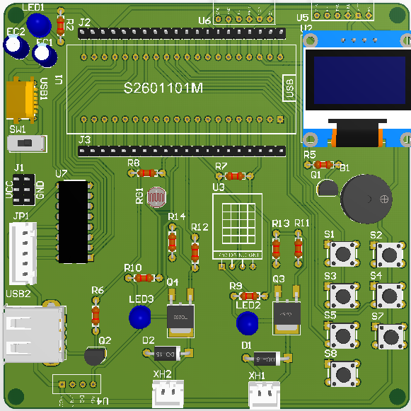 S2601101M基于语音控制的智能家居健康环境监测系统设计