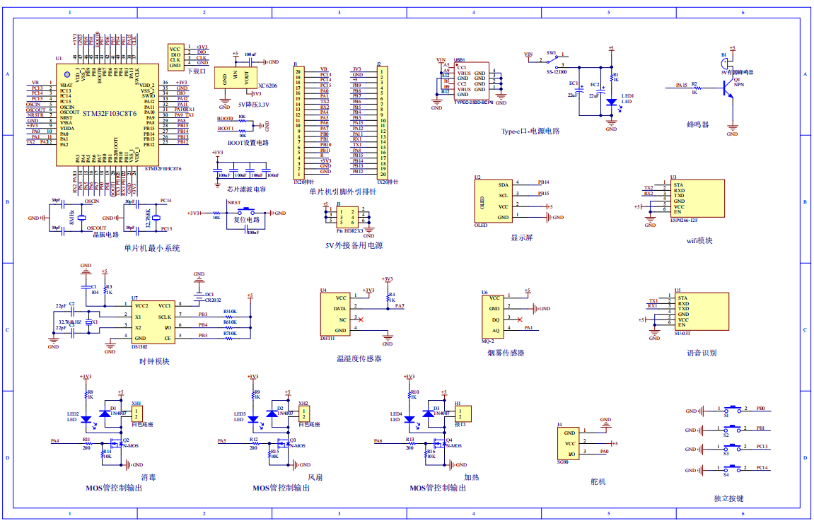 S2601201M基于物联网的智能衣柜设计