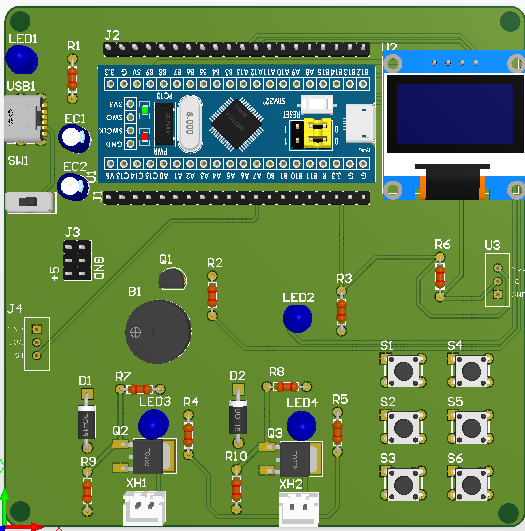 S2602301M基于单片机STM32智能鱼缸