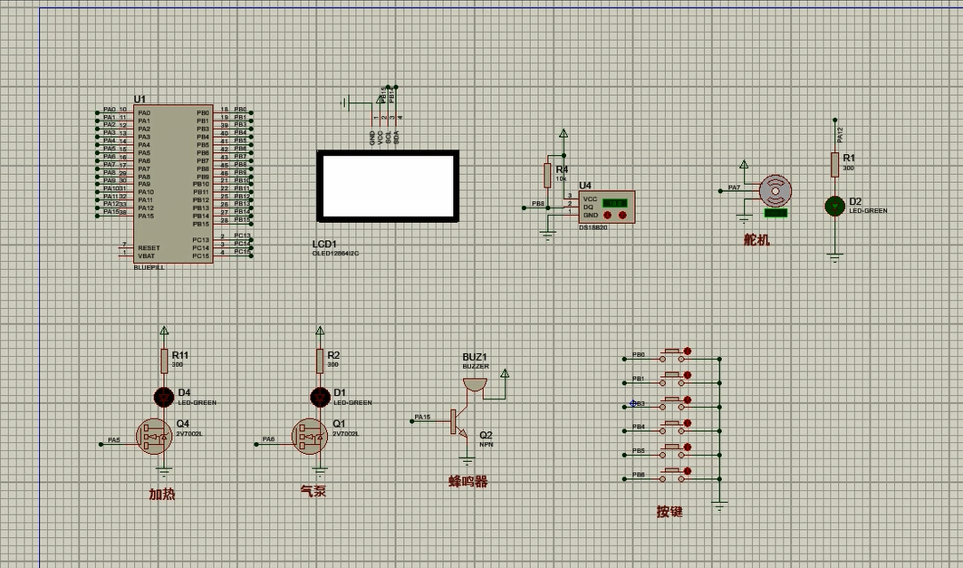 S2602301M基于单片机STM32智能鱼缸