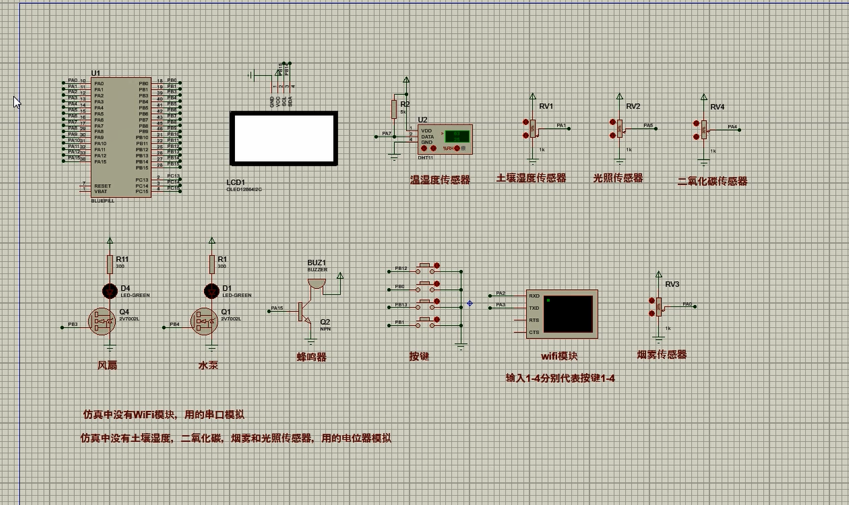 S2602401M基于STM32的农业种植环境监测系统