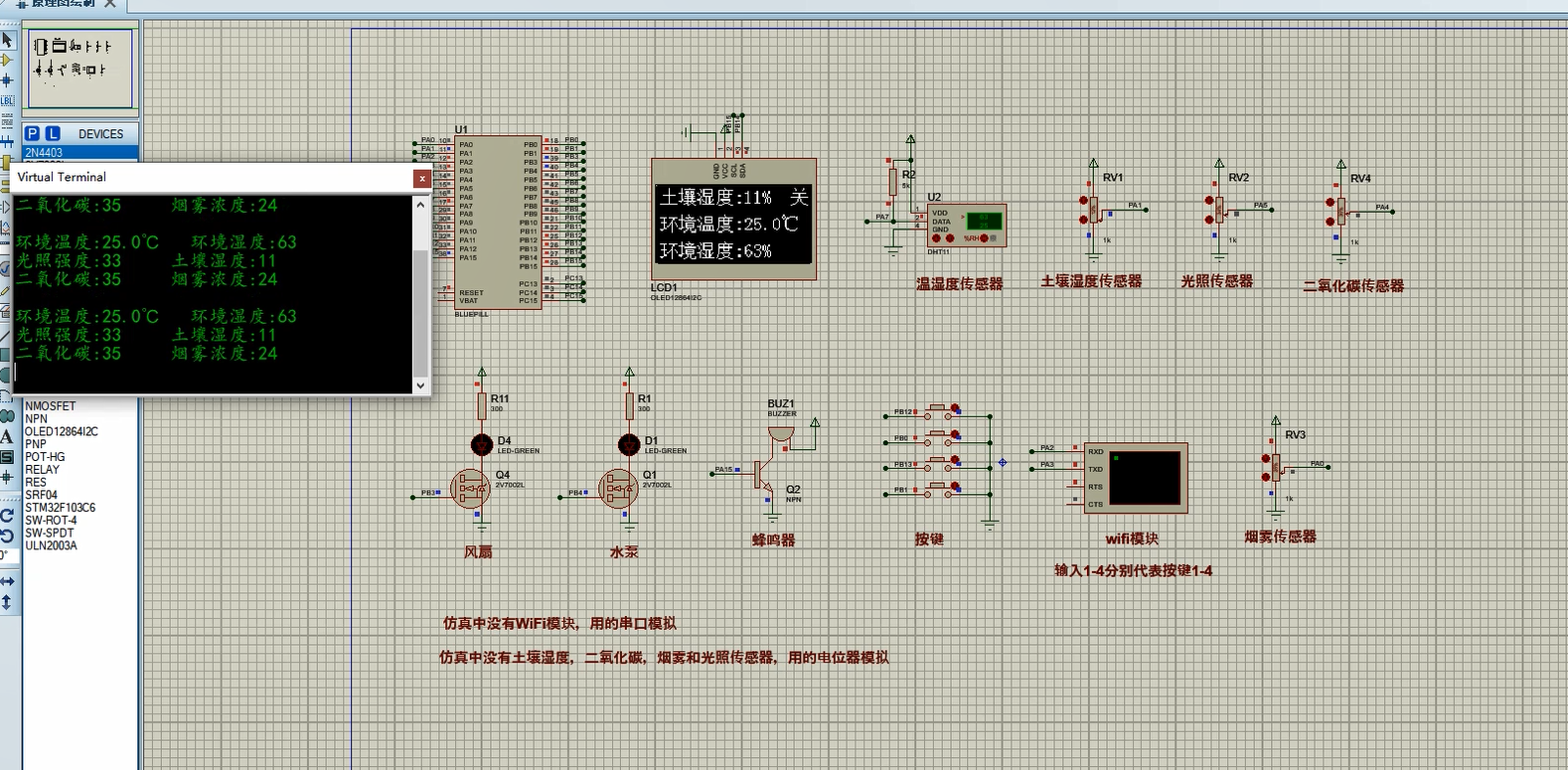 S2602401M基于STM32的农业种植环境监测系统