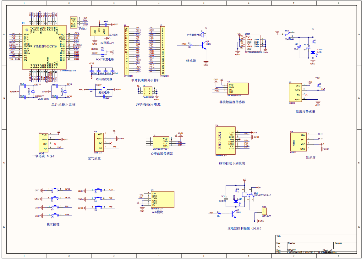 S2602801M基于STM32矿工工作安全监测